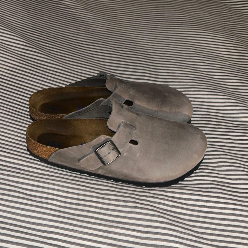 Birkenstock Boston Soft footbed Iron Mens 44